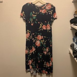 bombom blue maxi dress size small